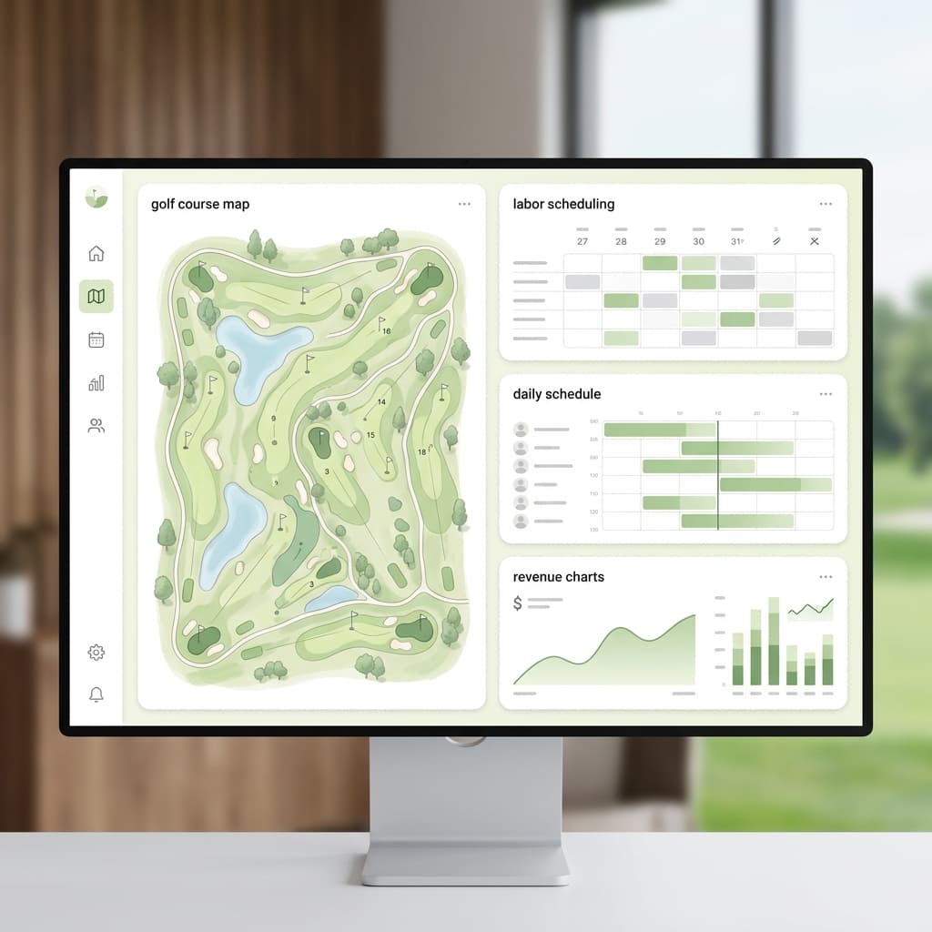 Golf Club Management App